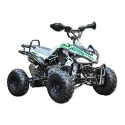 Motoworks 125cc Petrol-Powered 4-Stroke Sports Kids Quad Bike - Green