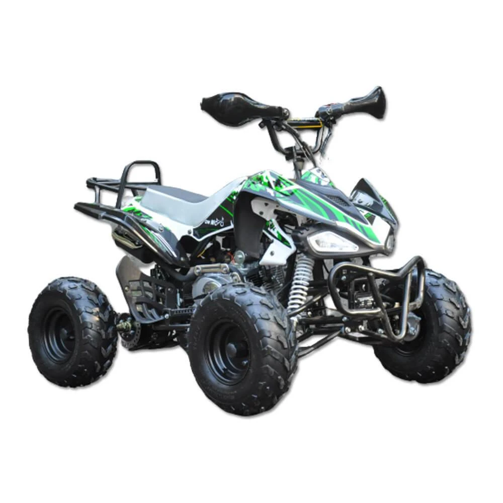 Motoworks 125cc Petrol-Powered 4-Stroke Sports Kids Quad Bike - Green 1 Motoworks 125cc Petrol-Powered 4-Stroke Sports Kids Quad Bike - Green