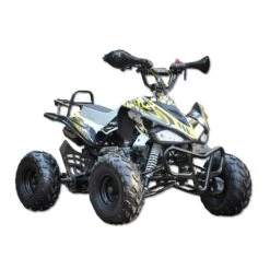 Motoworks 125cc Petrol-Powered 4-Stroke Sports Kids Quad Bike - Yellow