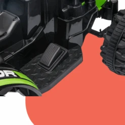 Oz Kids 12v Kids Electric Ride On Tractor With Tipper Trailer – Green -Kids Car Sales 12v kids ride on electric tractor with tipper trailer green 4