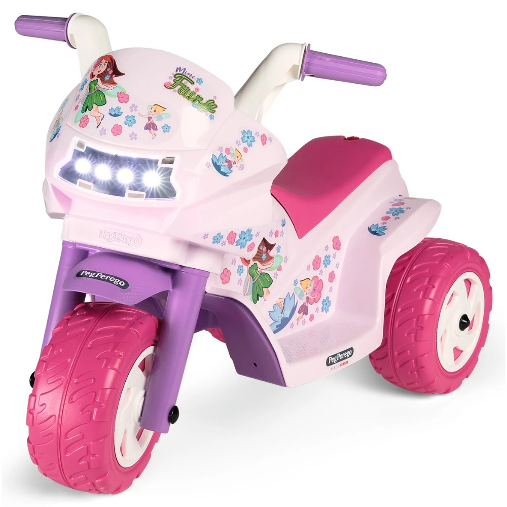 Peg Perego Mini Fairy 6v Kids Ride-On Motorbike 1 Peg Perego Mini Fairy 6v Kids Ride-On Motorbike