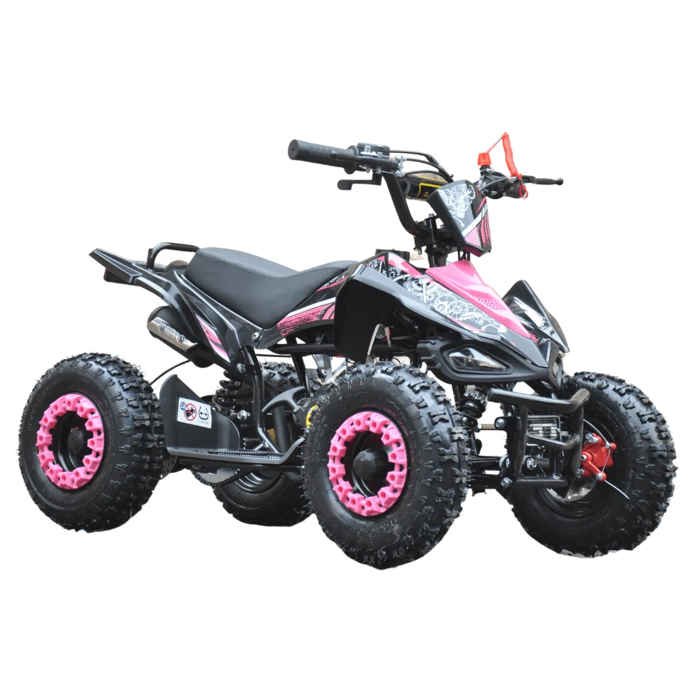 Motoworks 49cc Petrol Powered 2-Stroke Sports Kids Quad Bike - Pink 1 Motoworks 49cc Petrol Powered 2-Stroke Sports Kids Quad Bike - Pink