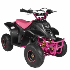 GMX 70cc Ripper-X Junior Petrol Powered Kids Quad Bike - Black / Pink