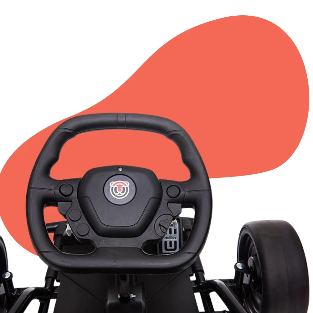 New Aim 24v Kids Electric Power Go-Kart With Drift Function - Blue 8 New Aim 24v Kids Electric Power Go-Kart With Drift Function - Blue - Image 8