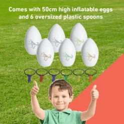 Spectrum Dino Egg And Spoon Race Set (Set Of 6) -Kids Car Sales 2SpectrumDinoEggandSpoonRaceSet Setof6