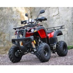 Motoworks 150cc Petrol Powered 4-Stroke Farm GY6 Quad Bike - Red