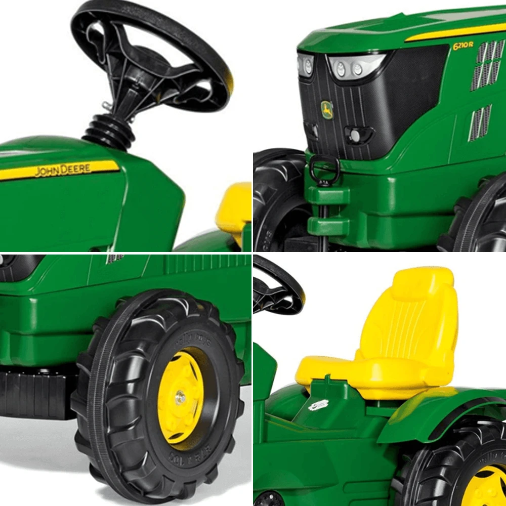 John Deere Rolly Farm Trac Premium 6210R Pedal Kids Ride-On 5 John Deere Rolly Farm Trac Premium 6210R Pedal Kids Ride-On - Image 5