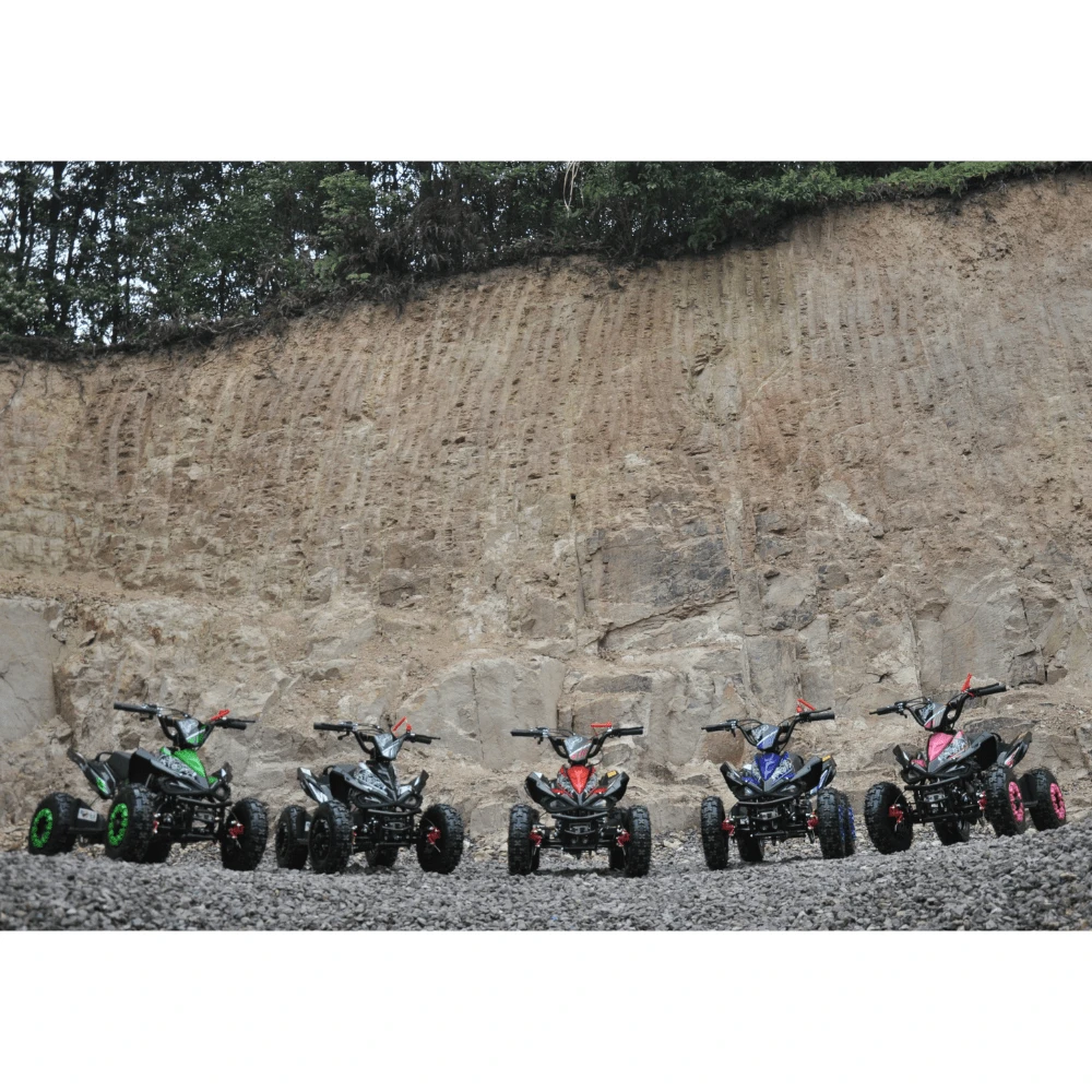 Motoworks 49cc Petrol Powered 2-Stroke Sports Kids Quad Bike - Pink 3 Motoworks 49cc Petrol Powered 2-Stroke Sports Kids Quad Bike - Pink - Image 3