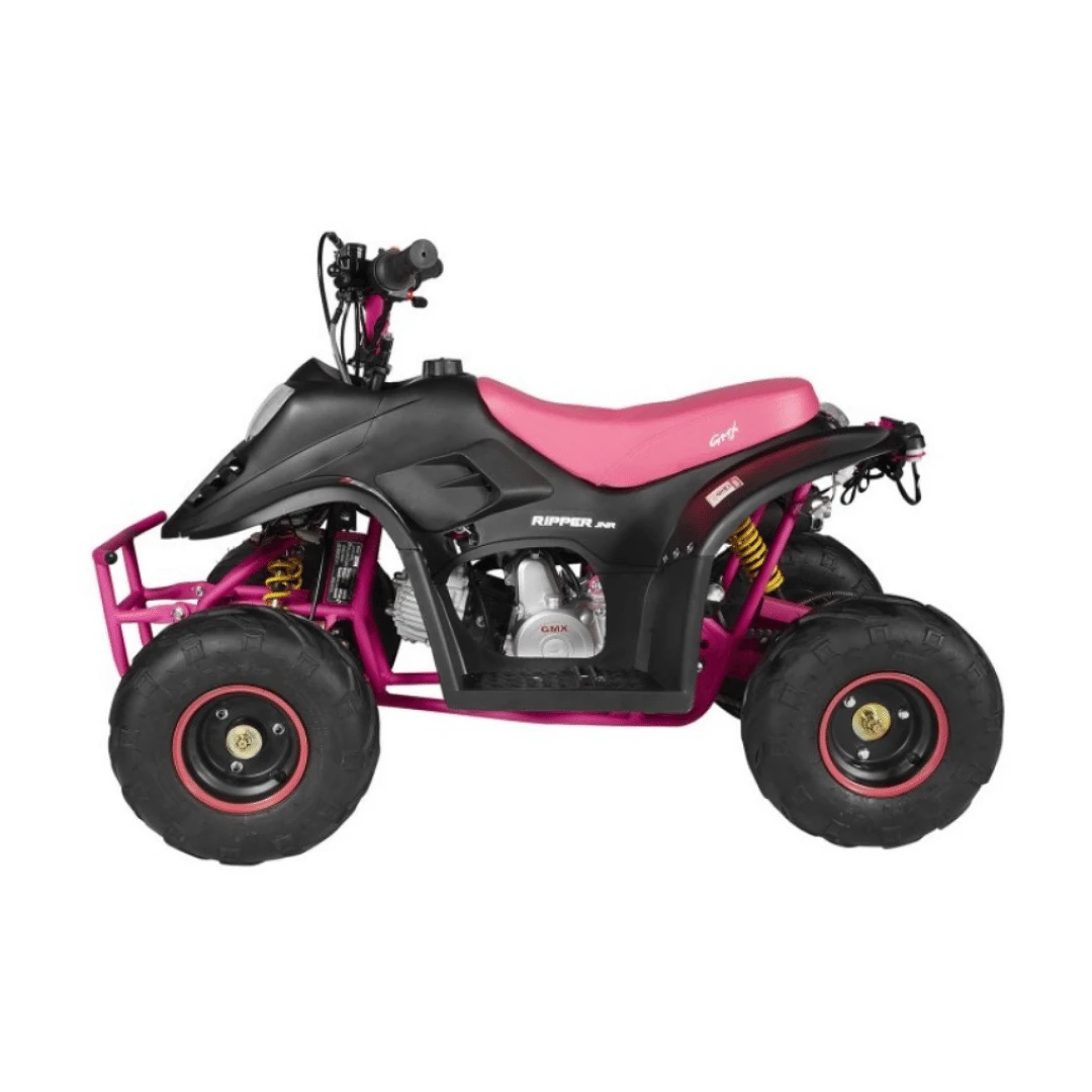 GMX 70cc Ripper-X Junior Petrol Powered Kids Quad Bike - Black / Pink 3 GMX 70cc Ripper-X Junior Petrol Powered Kids Quad Bike - Black / Pink - Image 3