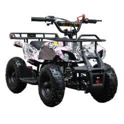 Motoworks 500w 36v Electric Farm Brushless Kids Quad Bike - Pink