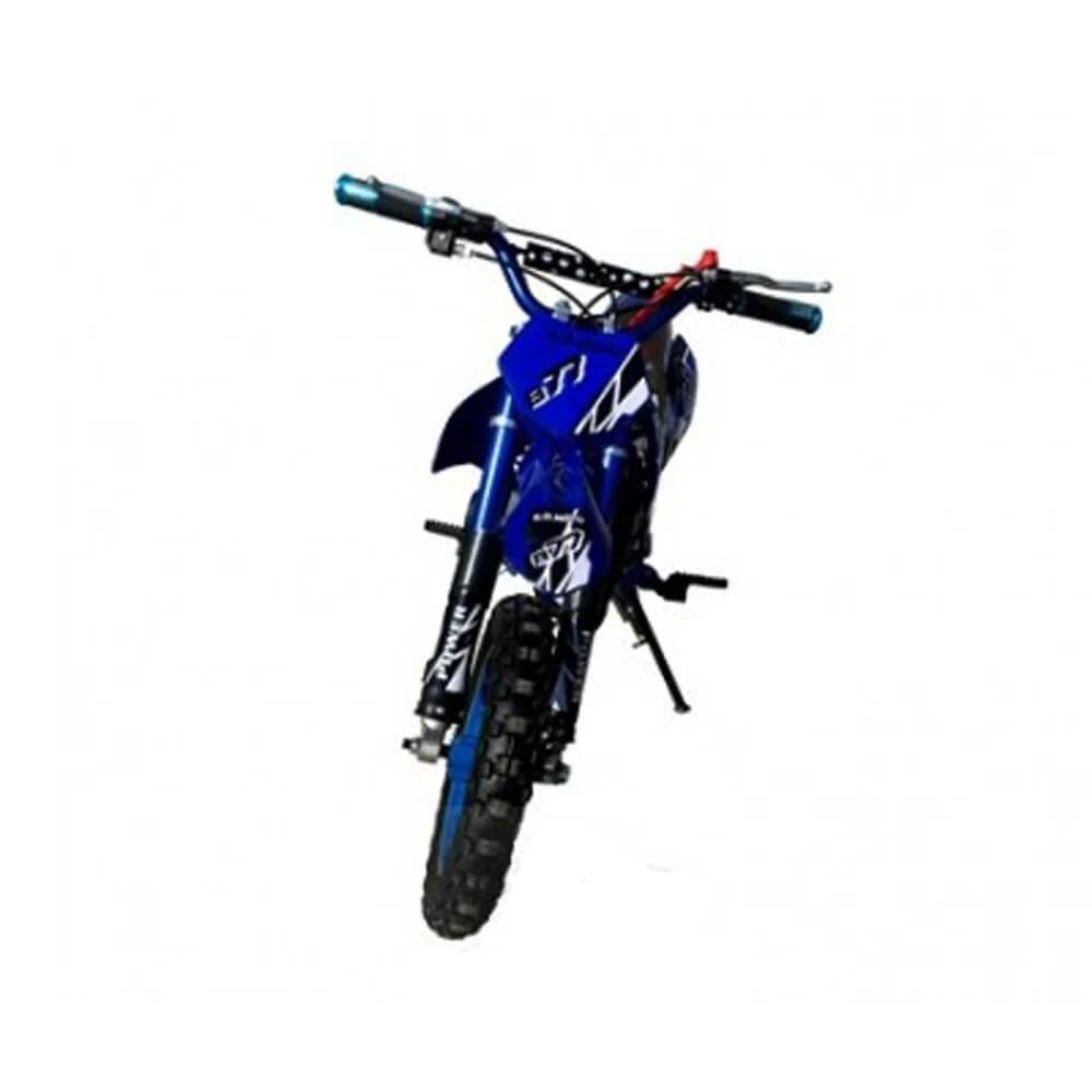 MJM 49cc Petrol Powered 2-Stroke Kids Dirt Bike - Blue 3 MJM 49cc Petrol Powered 2-Stroke Kids Dirt Bike - Blue - Image 3