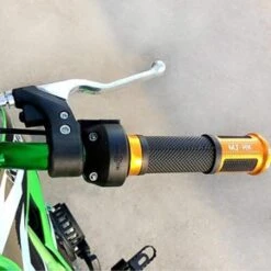 MJM 49cc Petrol Powered 2-Stroke Kids Dirt Bike - Green -Kids Car Sales 49cc mini motor dirt bike kids green4