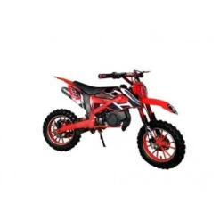 MJM 49cc Petrol Powered 2-Stroke Kids Dirt Bike - Red -Kids Car Sales 49cc mini motor dirt bike kids red3