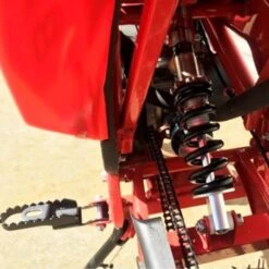 MJM 49cc Petrol Powered 2-Stroke Kids Dirt Bike - Red -Kids Car Sales 49cc mini motor dirt bike kids red7