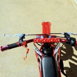 MJM 49cc Petrol Powered 2-Stroke Kids Dirt Bike - Red -Kids Car Sales 49cc mini motor dirt bike kids red8