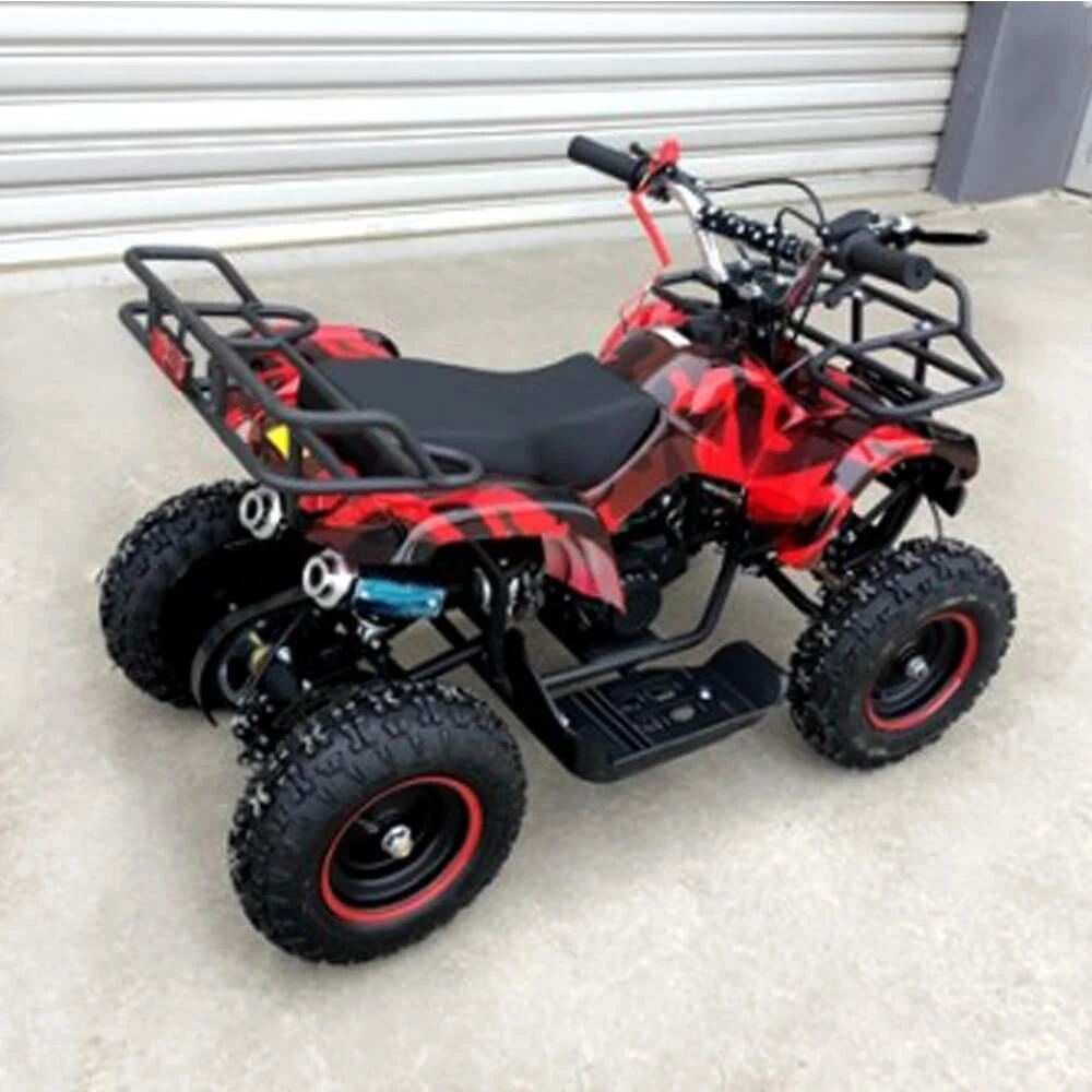 MJM 49cc Petrol Powered 2-Stroke Farm Kids ATV Quad Bike - Red 4 MJM 49cc Petrol Powered 2-Stroke Farm Kids ATV Quad Bike - Red - Image 4