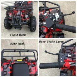 MJM 49cc Petrol Powered 2-Stroke Farm Kids ATV Quad Bike - Red 15 MJM 49cc Petrol Powered 2-Stroke Farm Kids ATV Quad Bike - Red -Kids Car Sales 49cc mini quad bike atv buggy kids red4