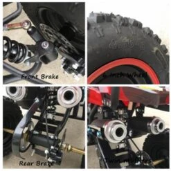 MJM 49cc Petrol Powered 2-Stroke Farm Kids ATV Quad Bike - Red 16 MJM 49cc Petrol Powered 2-Stroke Farm Kids ATV Quad Bike - Red -Kids Car Sales 49cc mini quad bike atv buggy kids red5