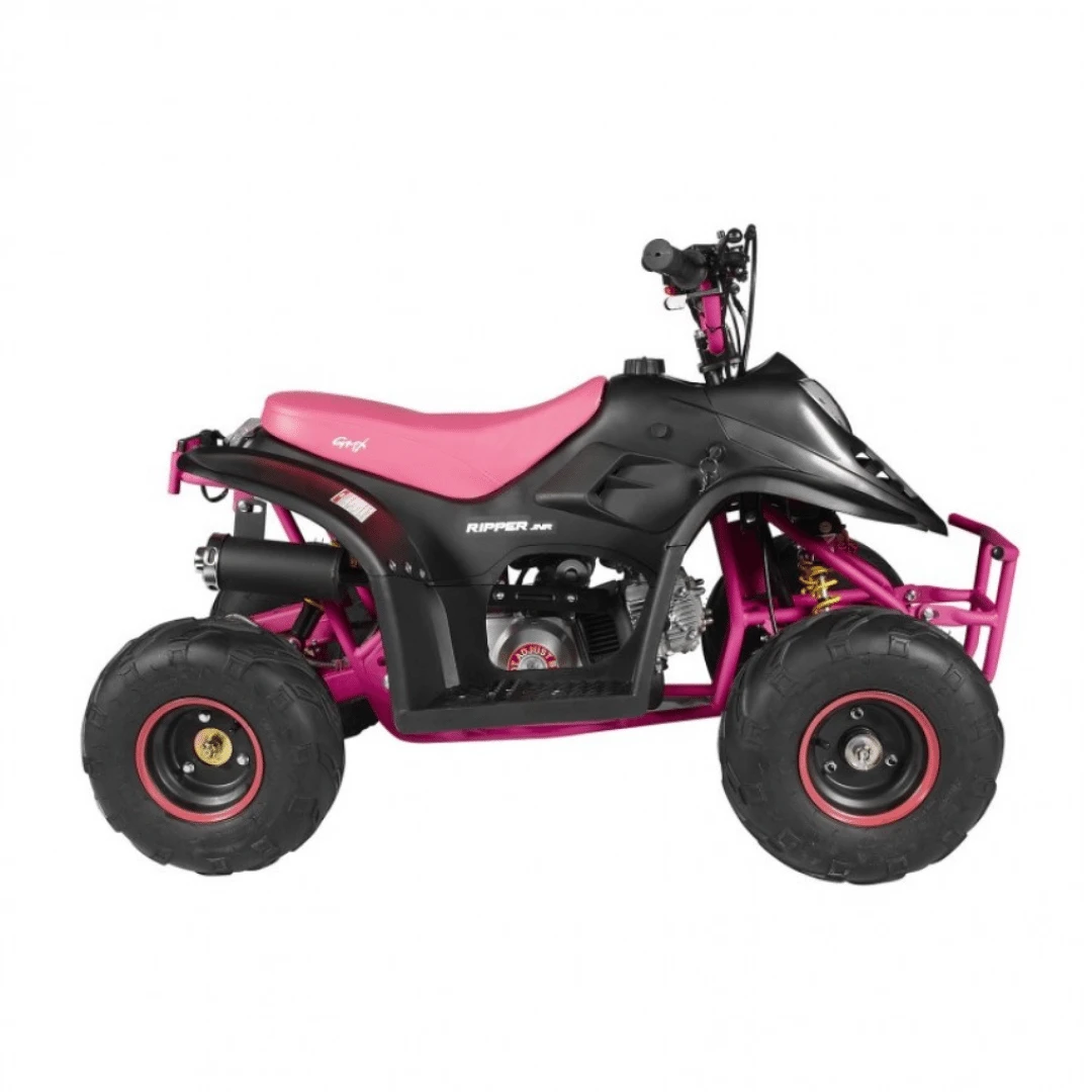 GMX 70cc Ripper-X Junior Petrol Powered Kids Quad Bike - Black / Pink 4 GMX 70cc Ripper-X Junior Petrol Powered Kids Quad Bike - Black / Pink - Image 4