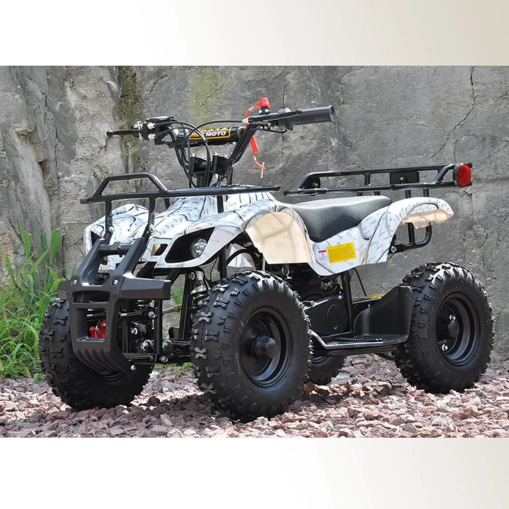 Motoworks 49cc Petrol Powered 2-Stroke Farm Kids Quad Bike - Pink 2 Motoworks 49cc Petrol Powered 2-Stroke Farm Kids Quad Bike - Pink - Image 2