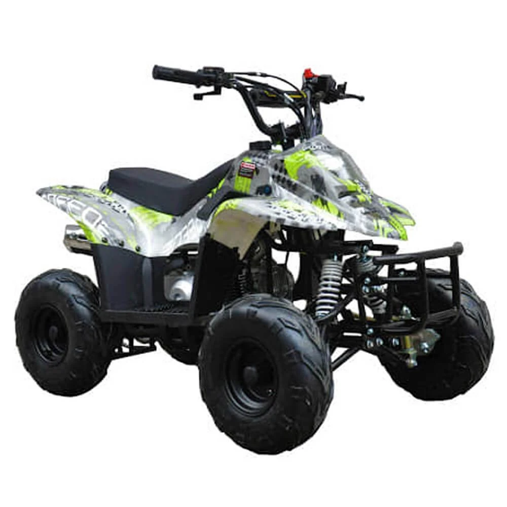 Motoworks 110cc Petrol Powered 4-Stroke Sports Kids Quad Bike - Green 1 Motoworks 110cc Petrol Powered 4-Stroke Sports Kids Quad Bike - Green