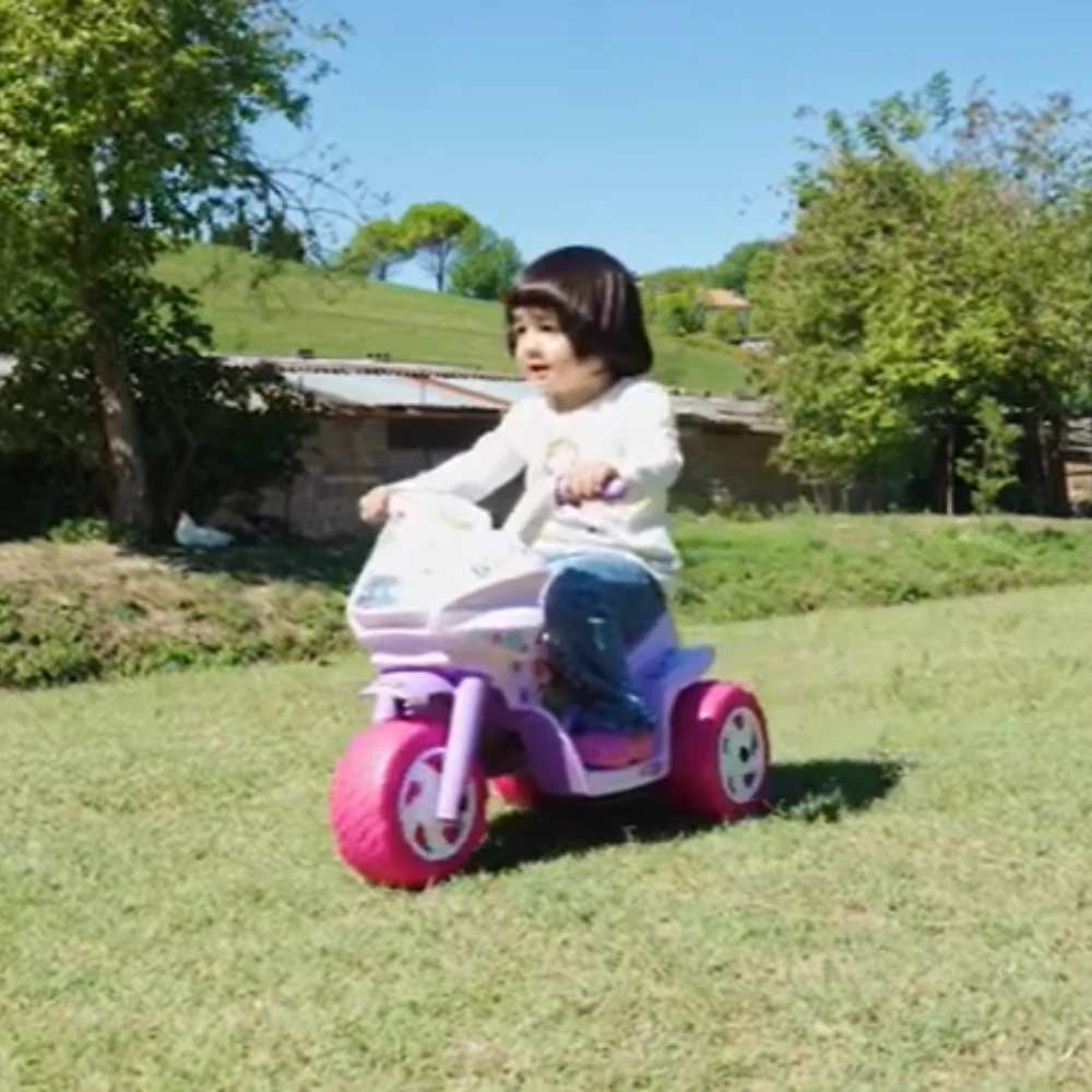 Peg Perego Mini Fairy 6v Kids Ride-On Motorbike 2 Peg Perego Mini Fairy 6v Kids Ride-On Motorbike - Image 2