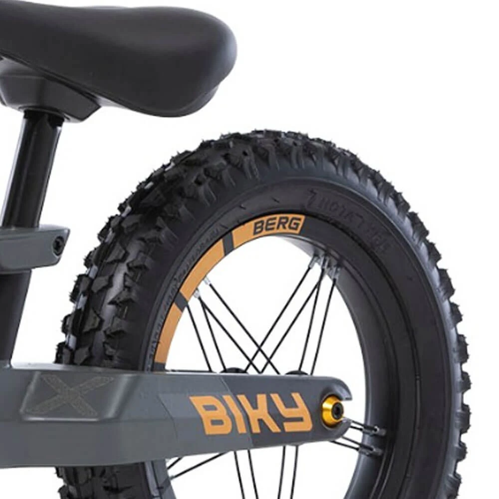 BERG Biky Cross Grey 12" Inch Wheel Kids Balance Bike With Handbrake 7 BERG Biky Cross Grey 12" Inch Wheel Kids Balance Bike With Handbrake - Image 7