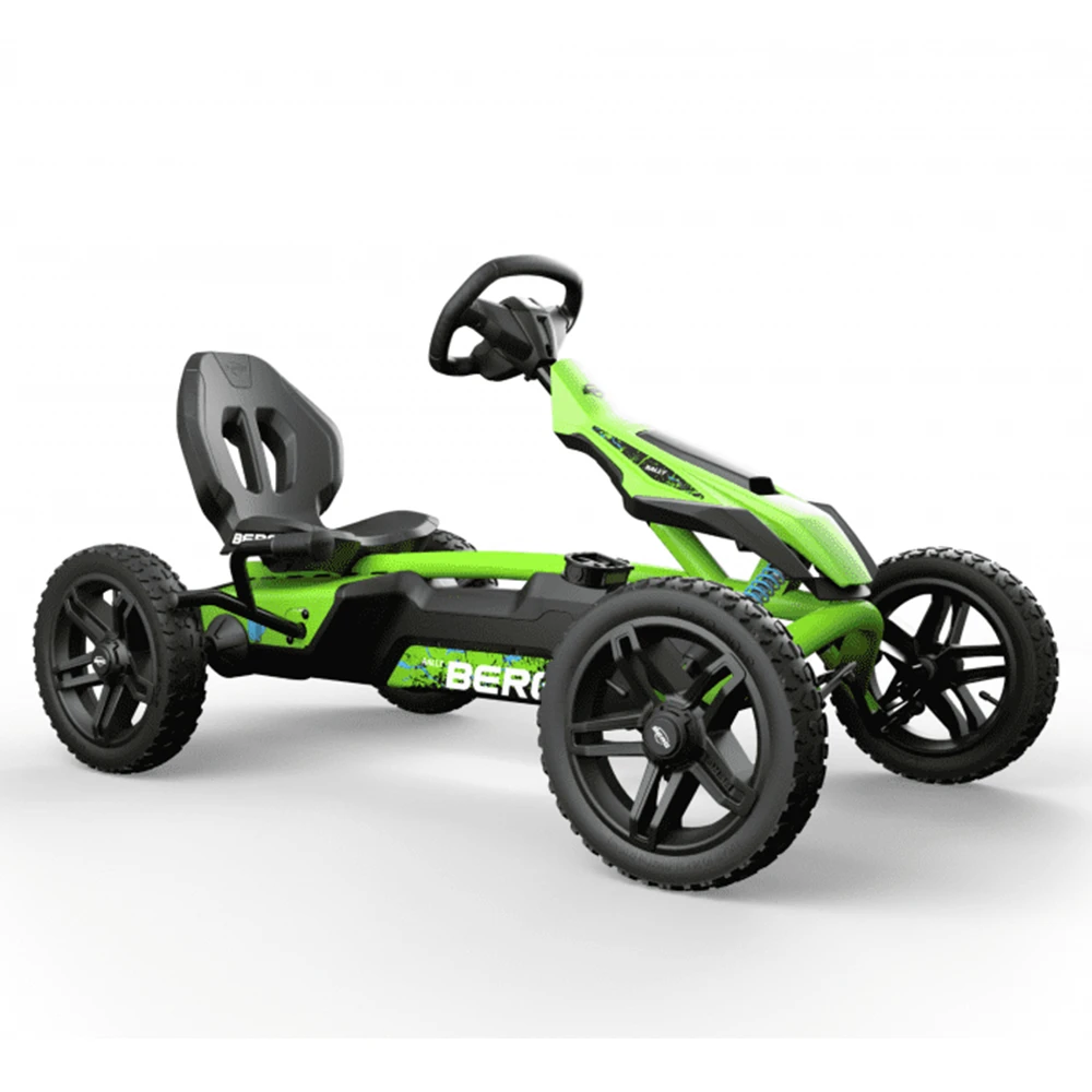 BERG Rally DRT Green Kids Ride On Pedal Kart 1 BERG Rally DRT Green Kids Ride On Pedal Kart
