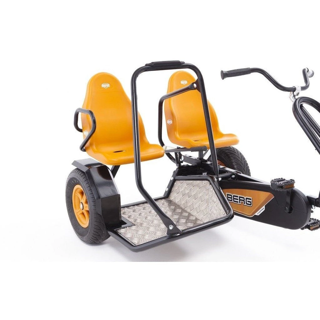 BERG Duo Chopper Two Seat Kids Ride On Pedal Kart 2 BERG Duo Chopper Two Seat Kids Ride On Pedal Kart - Image 2