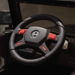 Big 2-Seat Beach-Cruiser 12v Kids Ride-On SUV W/ Remote - Black -Kids Car Sales BJPO 12 BLA 4