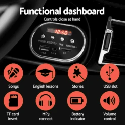 BMW X5 Inspired 6V Kids Ride On Car - Black -Kids Car Sales BMW X5 Inspired 12v Kids Ride On Car Black 1