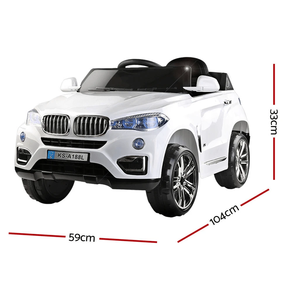 BMW X5 Inspired 12v Kids Ride On Car - White 13 BMW X5 Inspired 12v Kids Ride On Car - White - Image 13