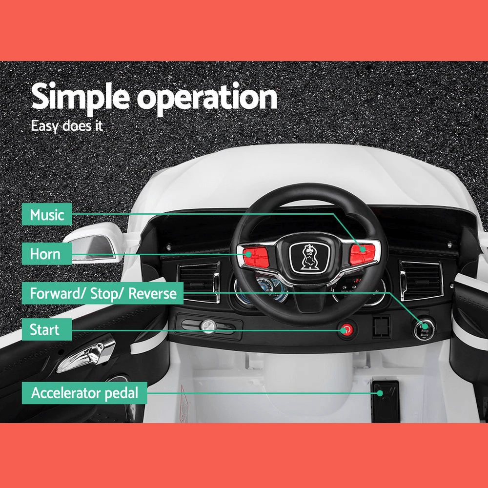 BMW X5 Inspired 12v Kids Ride On Car - White 12 BMW X5 Inspired 12v Kids Ride On Car - White - Image 12