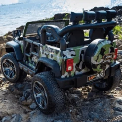 Big 2-Seat Beach-Cruiser 12v Kids Ride-On SUV W/ Remote - Camo 10 Big 2-Seat Beach-Cruiser 12v Kids Ride-On SUV W/ Remote - Camo -Kids Car Sales Big2 SeatBeach Cruiser12vKidsRide OnSUVw Remote Camo 3