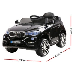 BMW X5 Inspired 6V Kids Ride On Car - Black -Kids Car Sales Black Kids Ride On Car 11