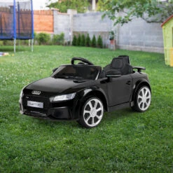 Audi TT RS Roadster Licensed Black 12v Ride-On Kids Car -Kids Car Sales Black Ride On Kids Car 4