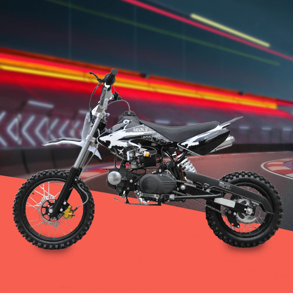 Motoworks 125cc Petrol Powered 4-Stroke Kids Dirt Bike - Black 5 Motoworks 125cc Petrol Powered 4-Stroke Kids Dirt Bike - Black - Image 5