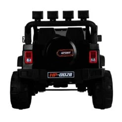 Big 2-Seat Beach-Cruiser 12v Kids Ride-On SUV W/ Remote - Black -Kids Car Sales Black3