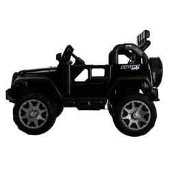 Big 2-Seat Beach-Cruiser 12v Kids Ride-On SUV W/ Remote - Black -Kids Car Sales Black4