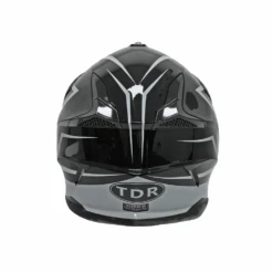 TDRMOTO Kids Full-Face Motorbike/ATV Helmet - Black -Kids Car Sales Blackback