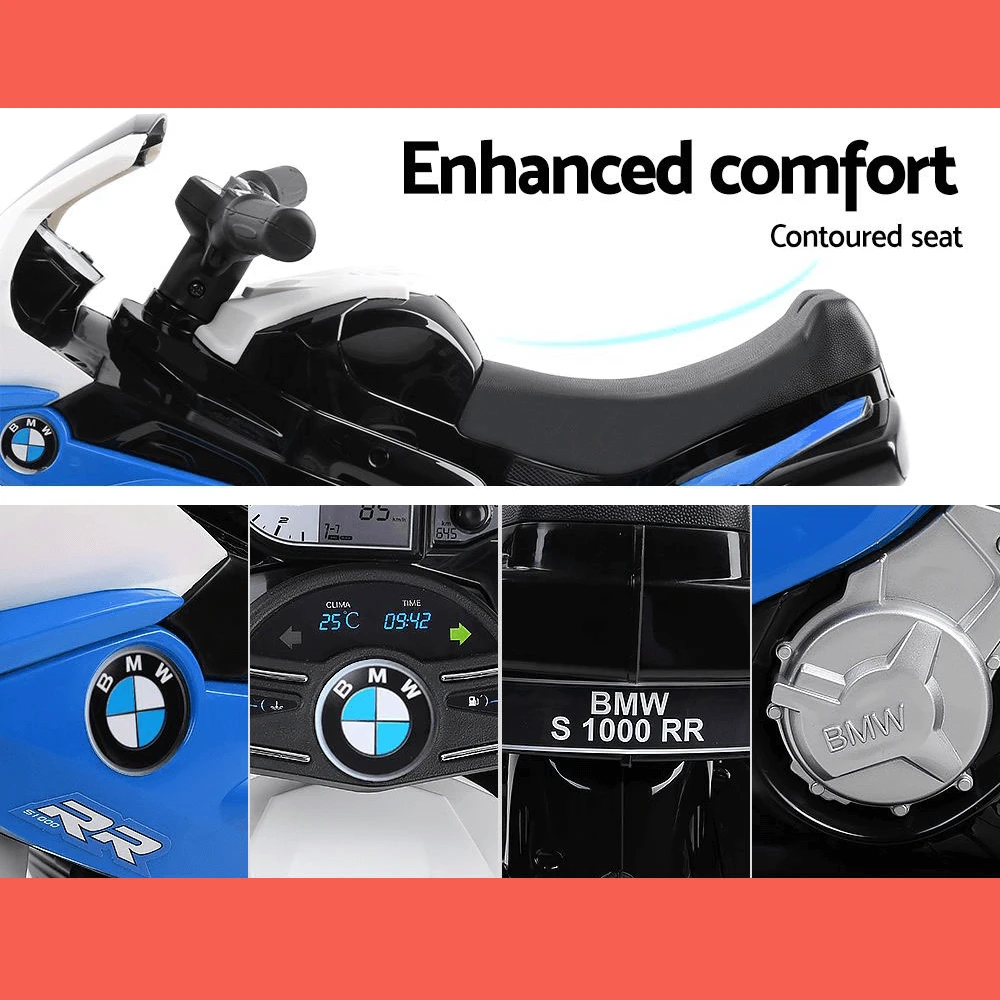 BMW Mini S1000RR Inspired Blue 6v Electric Kids Ride-on Motorbike 6 BMW Mini S1000RR Inspired Blue 6v Electric Kids Ride-on Motorbike - Image 6