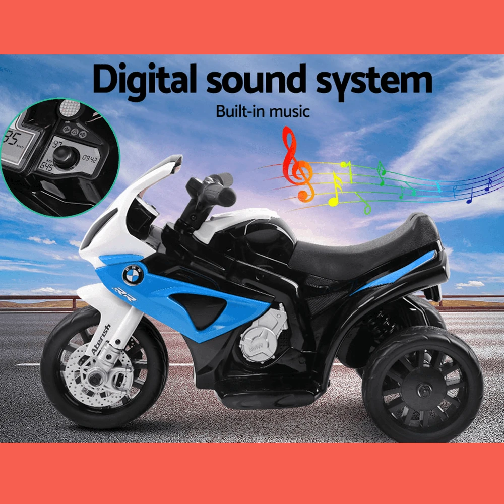 BMW Mini S1000RR Inspired Blue 6v Electric Kids Ride-on Motorbike 5 BMW Mini S1000RR Inspired Blue 6v Electric Kids Ride-on Motorbike - Image 5