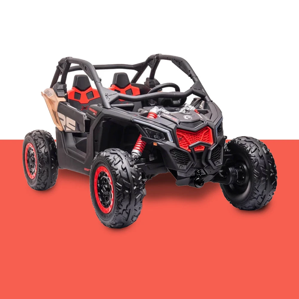CAN-AM Licensed 2-Seats Electric UTV 24V Kids Ride On - Black 6 CAN-AM Licensed 2-Seats Electric UTV 24V Kids Ride On - Black - Image 6