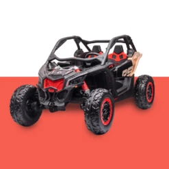 CAN-AM Licensed 2-Seats Electric UTV 24V Kids Ride On - Black 9 CAN-AM Licensed 2-Seats Electric UTV 24V Kids Ride On - Black -Kids Car Sales CAN AM Licensed 2 Seats Electric UTV 24V Kids Ride On Black 4