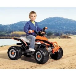 Peg Perego Corral T-Rex 12v Ride-On Kids Quad Bike 17 Peg Perego Corral T-Rex 12v Ride-On Kids Quad Bike -Kids Car Sales Corral child