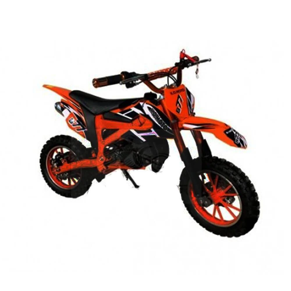 MJM 49cc Petrol Powered 2-Stroke Kids Dirt Bike - Orange 1 MJM 49cc Petrol Powered 2-Stroke Kids Dirt Bike - Orange