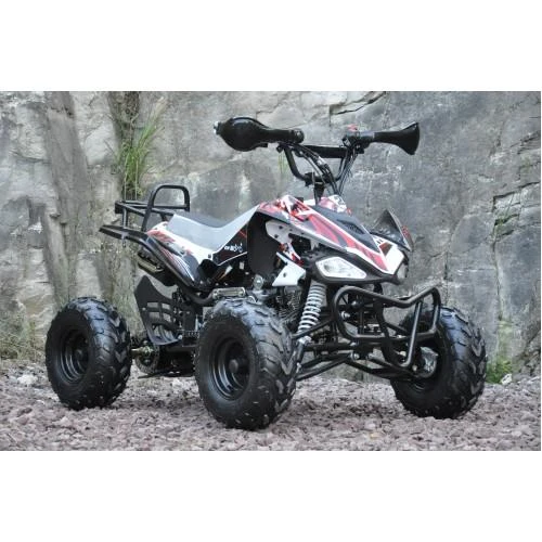 Motoworks 125cc Petrol-Powered 4-Stroke Sports Kids Quad Bike - Red 2 Motoworks 125cc Petrol-Powered 4-Stroke Sports Kids Quad Bike - Red - Image 2