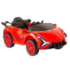 Ferrari Inspired 12V Electric Kids Ride On With Remote - Red