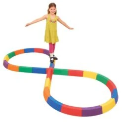 Figure Eight Modular Rainbow Balance Beams