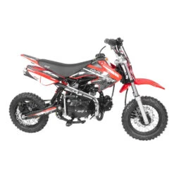 GMX 70cc 4-Stroke Semi-Auto Pro Kids Dirt Bike - Black